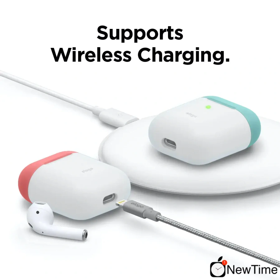 Elago Duo Case Nightglow Blue / Italian Rose / Coral Blue for Airpods (EAPDO-LUBL-IROCBL)